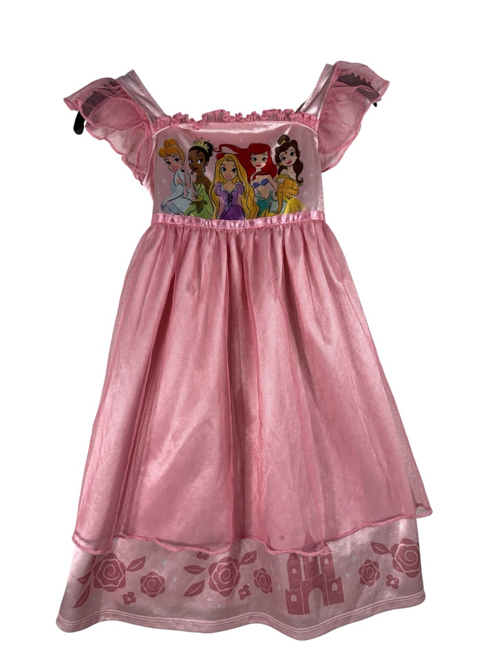 Disney Princess Pink and Red Toddler Dress 2T